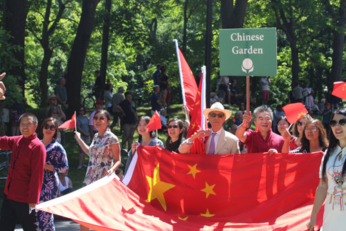 Parade of Flags at 2019 Cleveland One World Day - Chinese